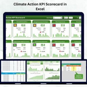 Climate Action KPI Scorecard in Excel