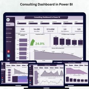 Consulting Dashboard in Power BI