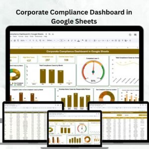 Corporate Compliance Dashboard in Google Sheets