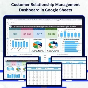 Customer Relationship Management Dashboard in Google Sheets