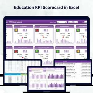 Education KPI Scorecard in Excel