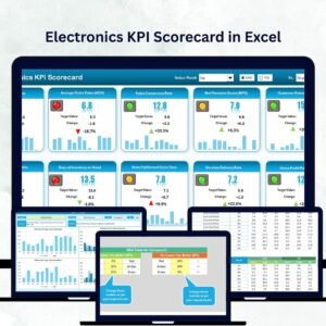 Electronics KPI Scorecard in Excel