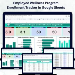 Employee Wellness Program Enrollment Tracker in Google Sheets