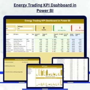 Energy Trading KPI Dashboard in Power BI