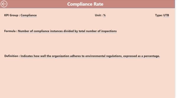 Environmental Compliance KPI Dashboard in Power BI - Image 7