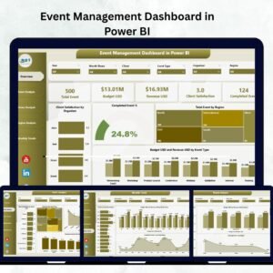 Event Management Dashboard in Power BI