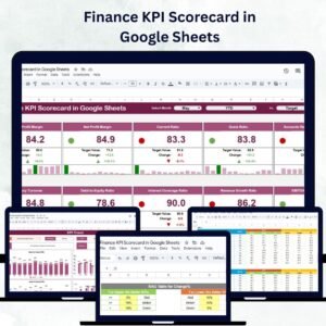 Finance KPI Scorecard in Google Sheets