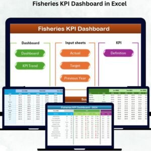 Fisheries KPI Dashboard in Excel