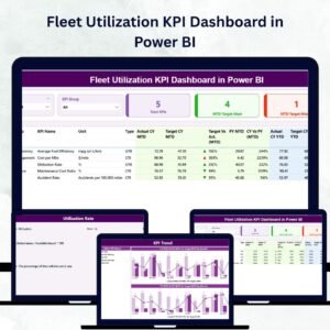 Fleet Utilization KPI Dashboard in Power BI