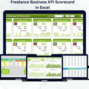 Freelance Business KPI Scorecard in Excel