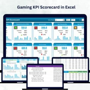 Gaming KPI Scorecard in Excel