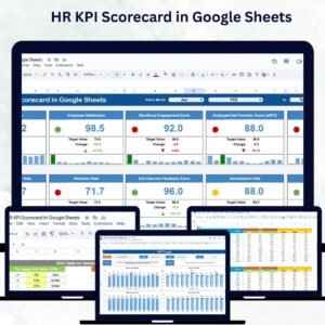 HR KPI Scorecard in Google Sheets