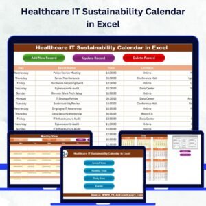 Healthcare IT Sustainability Calendar in Excel