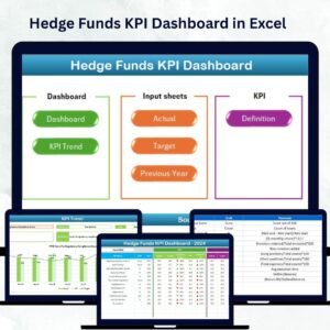 Hedge Funds KPI Dashboard in Excel