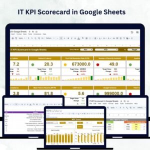 IT KPI Scorecard in Google Sheets