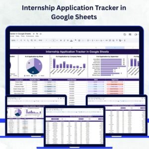 Internship Application Tracker in Google Sheets