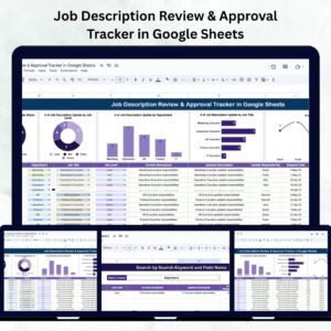 Job Description Review & Approval Tracker in Google Sheets