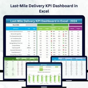 Last-Mile Delivery KPI Dashboard in Excel