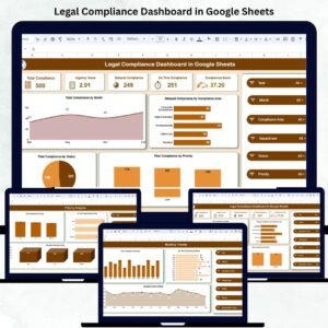 Legal Compliance Dashboard in Google Sheets