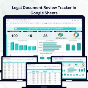 Legal Document Review Tracker in Google Sheets