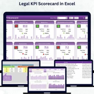 Legal KPI Scorecard in Excel