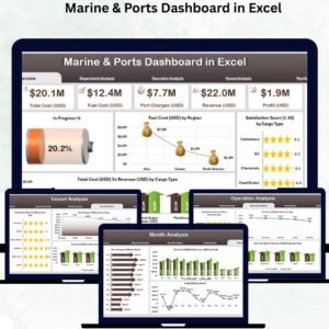 Marine & Ports Dashboard in Excel