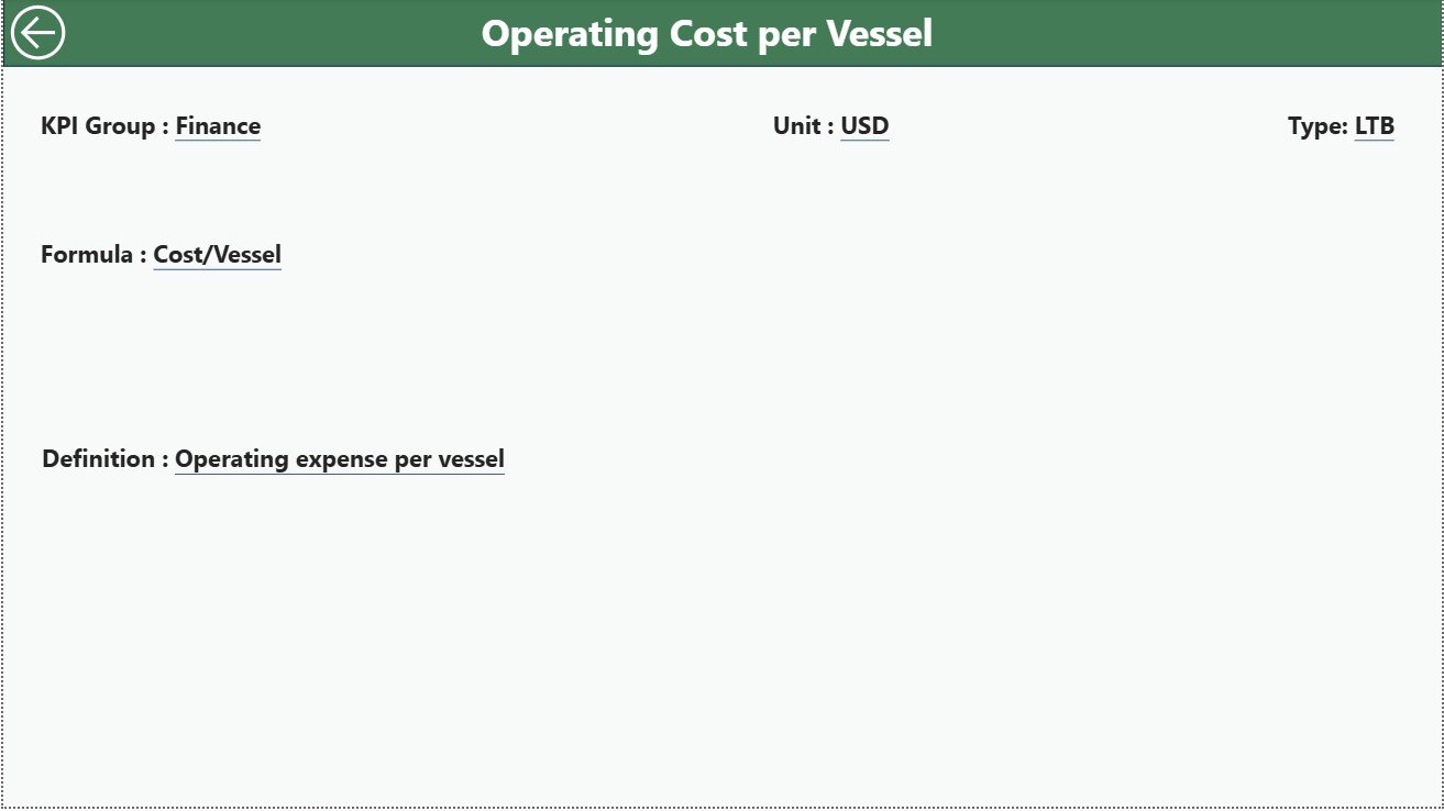 Marine and Ports KPI Dashboard in Power BI - Image 2