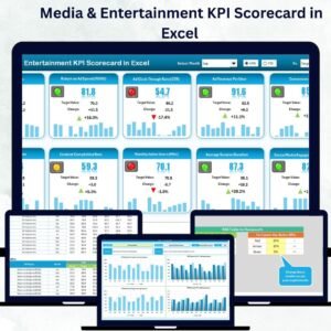 Media & Entertainment KPI Scorecard in Excel