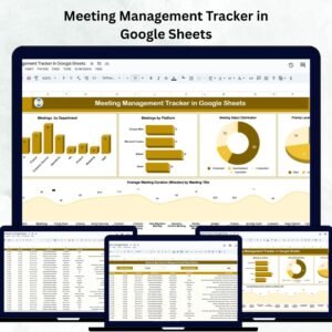 Meeting Management Tracker in Google Sheets