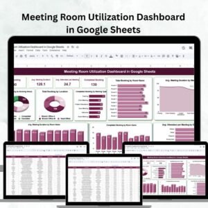 Meeting Room Utilization Dashboard in Google Sheets