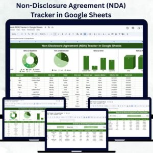 Non-Disclosure Agreement (NDA) Tracker in Google Sheets