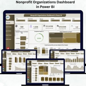 Nonprofit Organizations Dashboard in Power BI