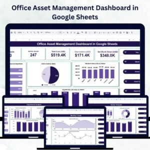 Office Asset Management Dashboard in Google Sheets