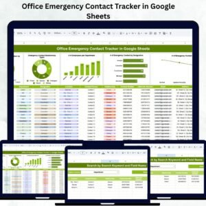 Office Emergency Contact Tracker in Google Sheets