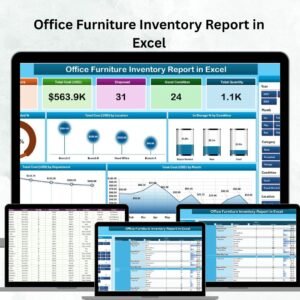 Office Furniture Inventory Report in Excel