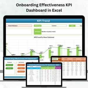 Onboarding Effectiveness KPI Dashboard in Excel