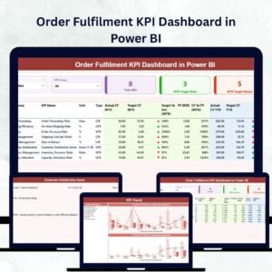 Order Fulfilment KPI Dashboard in Power BI