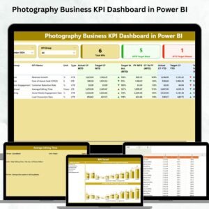 Photography Business KPI Dashboard in Power BI
