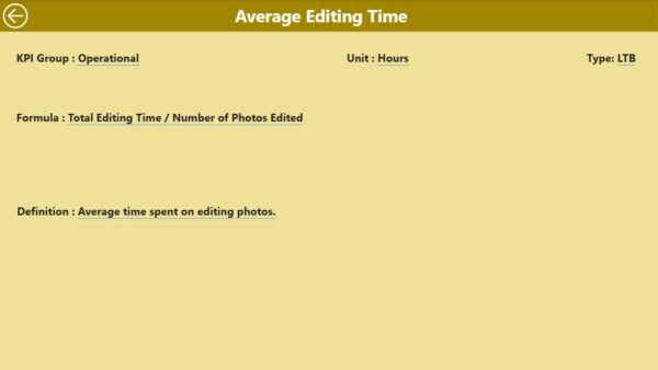 Photography Business KPI Dashboard in Power BI - Image 7
