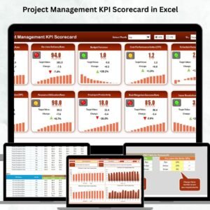 Project Management KPI Scorecard in Excel