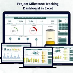 Project Milestone Tracking Dashboard in Excel