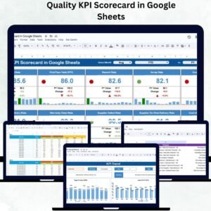 Quality KPI Scorecard in Google Sheets