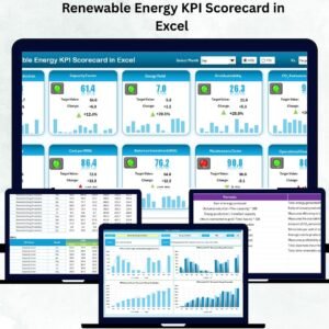 Renewable Energy KPI Scorecard in Excel