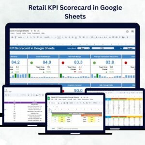 Retail KPI Scorecard in Google Sheets