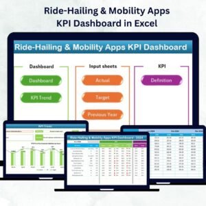 Ride-Hailing & Mobility Apps KPI Dashboard in Excel