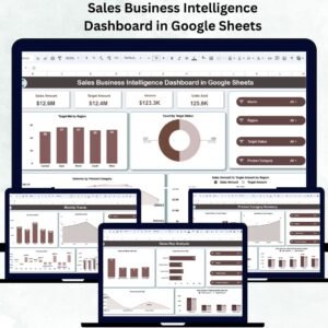 Sales Business Intelligence Dashboard in Google Sheets