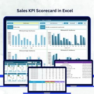 Sales KPI Scorecard in Excel