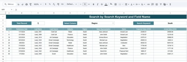Sales Lead Submission Tracker in Google Sheets - Image 3