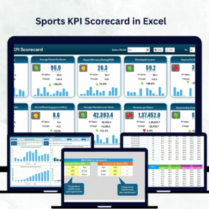 Sports KPI Scorecard in Excel