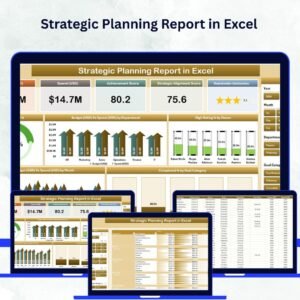 Strategic Planning Report in Excel